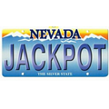 Nevada License Plate Ornament w/ Mirrored Back (6 Square Inch)